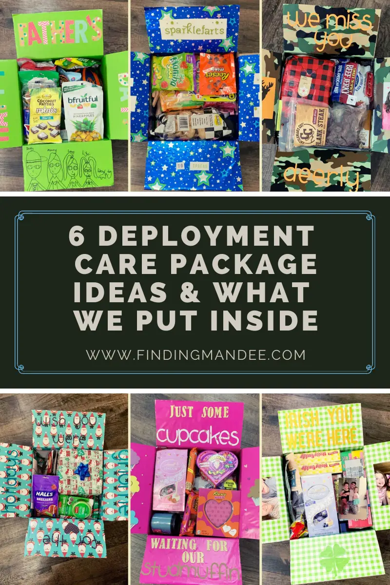 6 Deployment Care Package Ideas and What We Put Inside | Finding Mandee