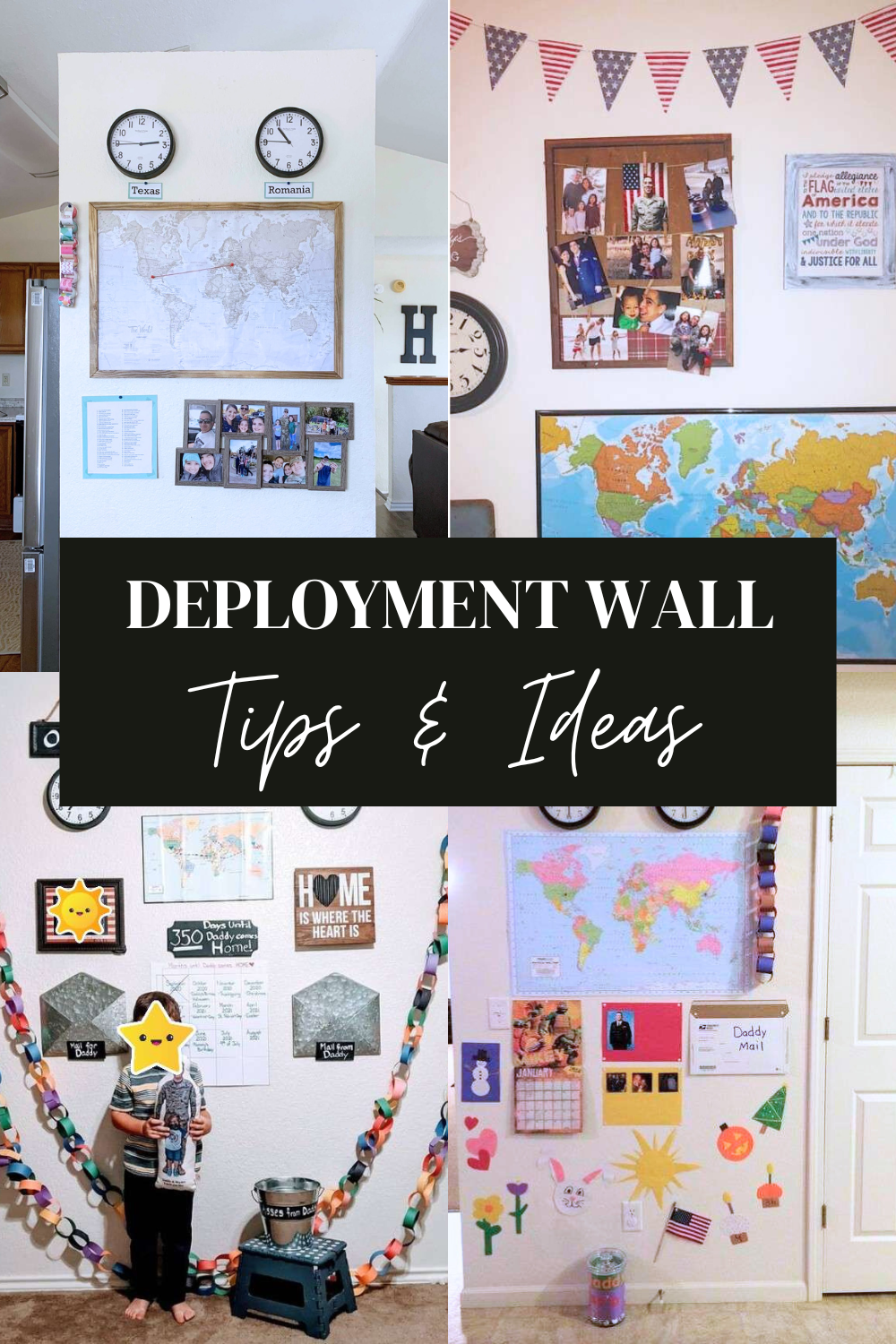 Deployment Wall Tips and Ideas | Finding Mandee