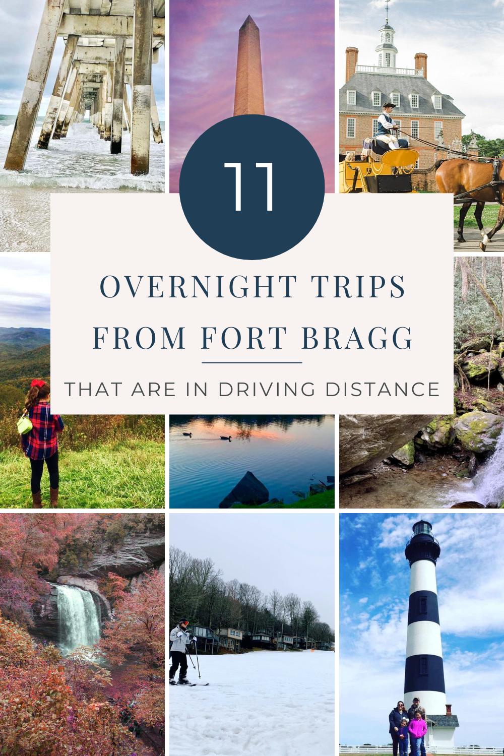 11 Overnight Trips from Fort Bragg, NC | Finding Mandee