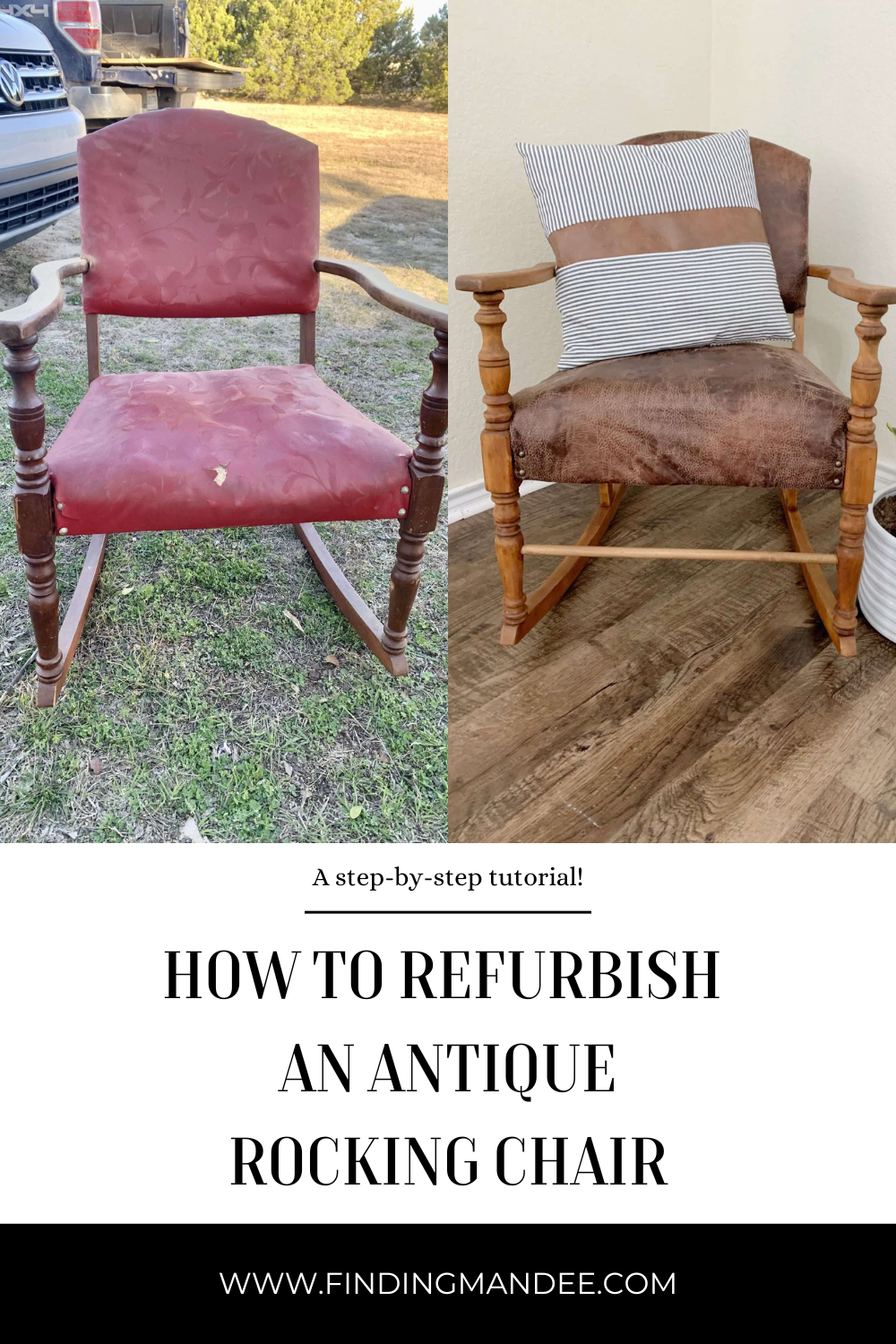 How to Refurbish an Antique Rocking Chair | Finding Mandee