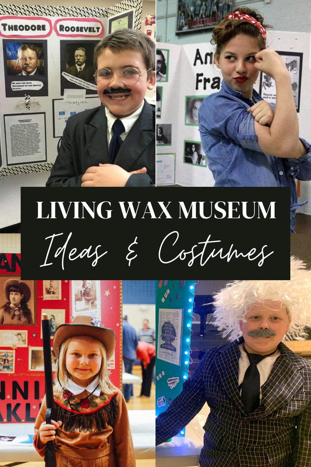 30 Living Wax Museum Project Ideas and Costumes | Finding Mandee