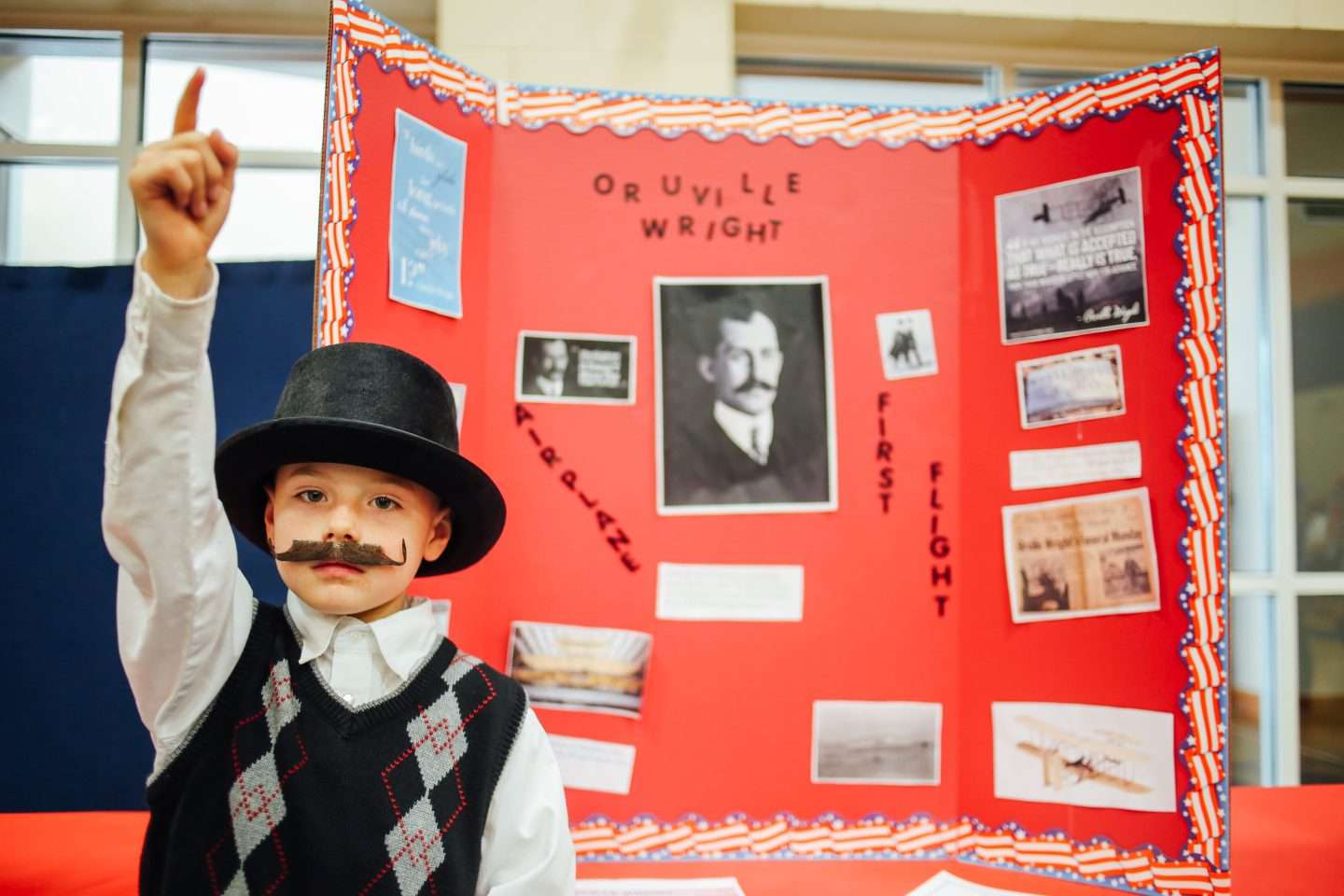 Living Wax Museum Project Ideas for Boys: Orville Wright