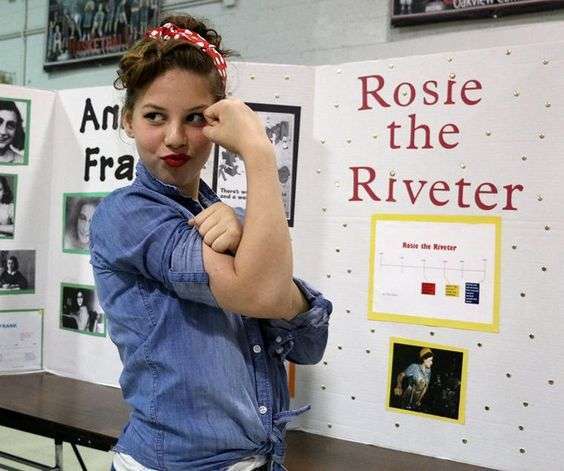 Wax Museum Project Ideas: Rosie the Riveter
