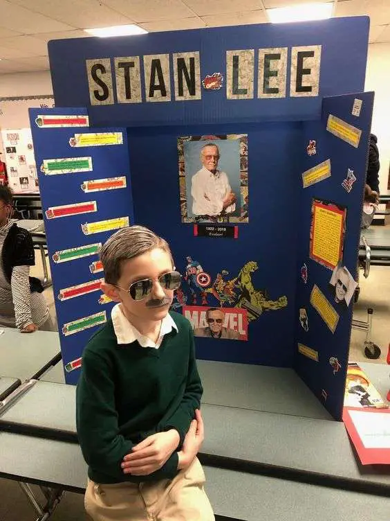 Wax Museum Project Ideas for Boys: Stan Lee