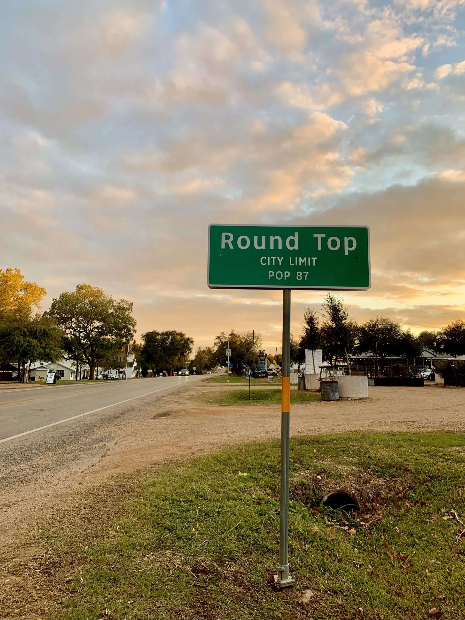 Round Top, Texas is home of the famous Round Top Antique Show