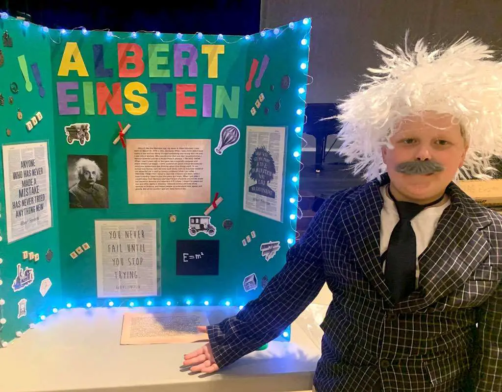 Wax Museum Project Ideas: Albert Einstein