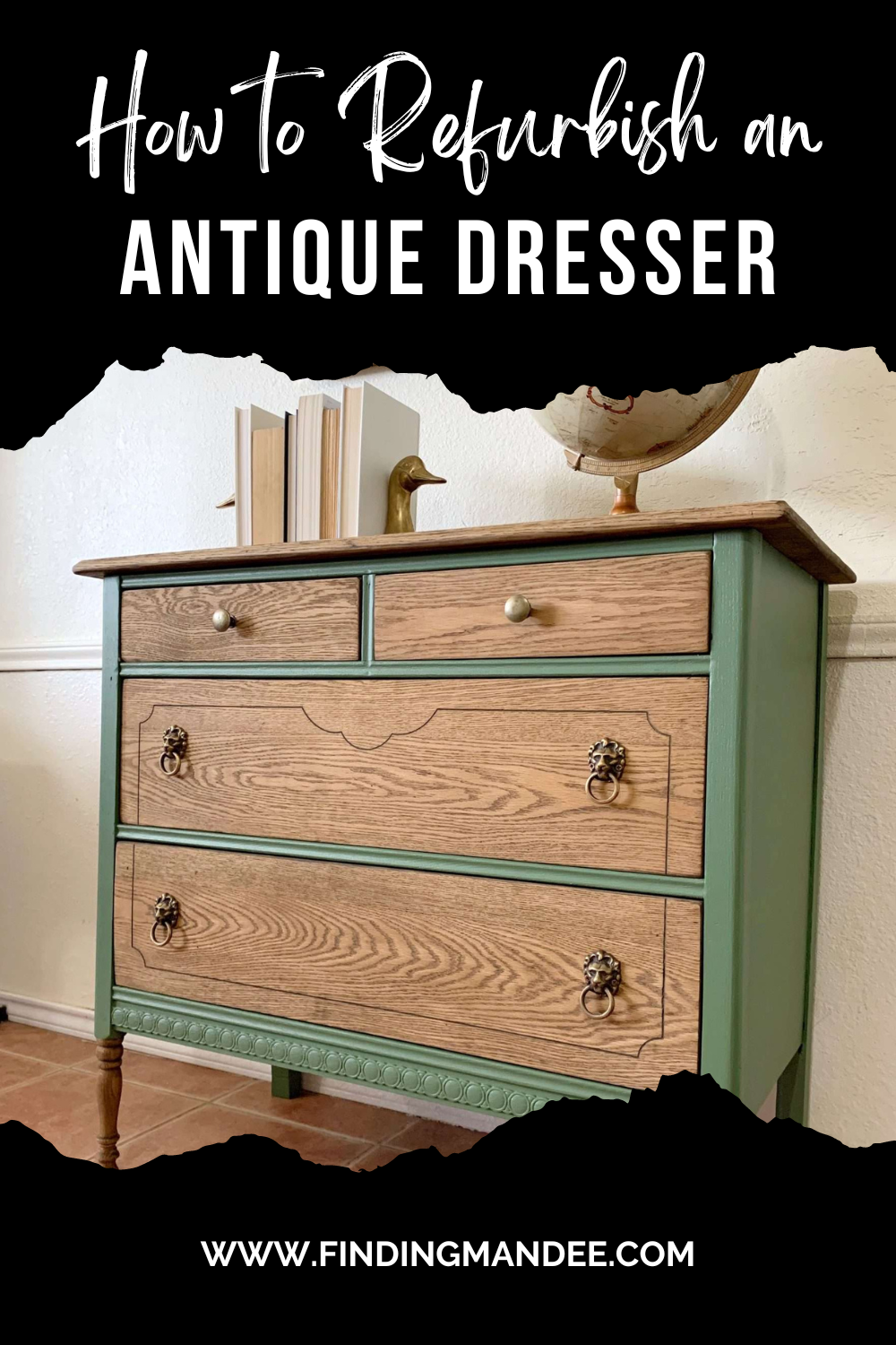How to Refurbish an Antique Dresser | Finding Mandee