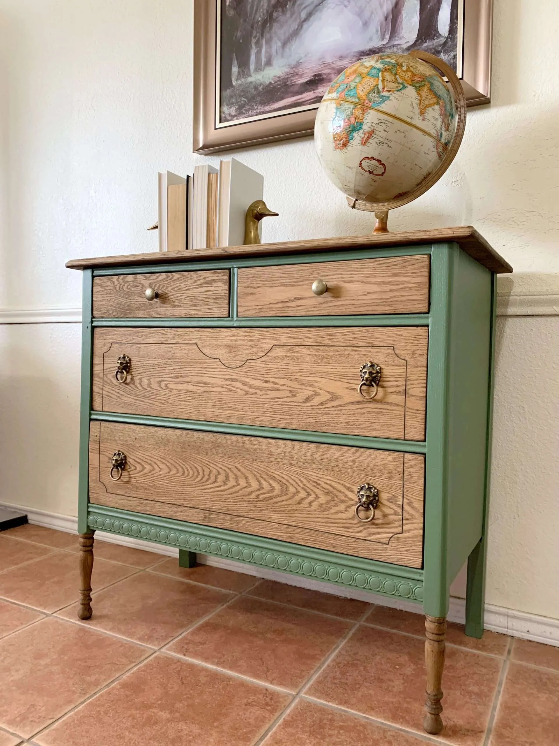 How to refurbish an antique dresser.