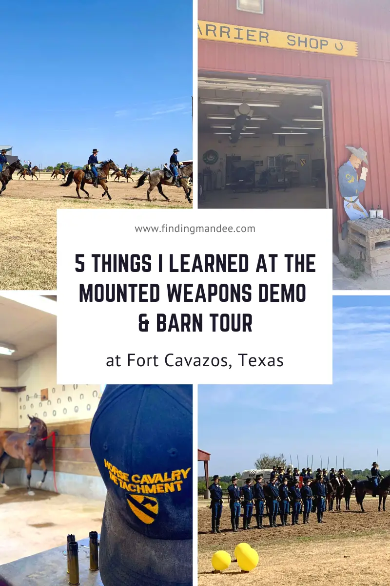 5 Things I Learned at the Mounted Weapons Demonstration and Barn Tour at Fort Cavazos, Texas | Finding Mandee