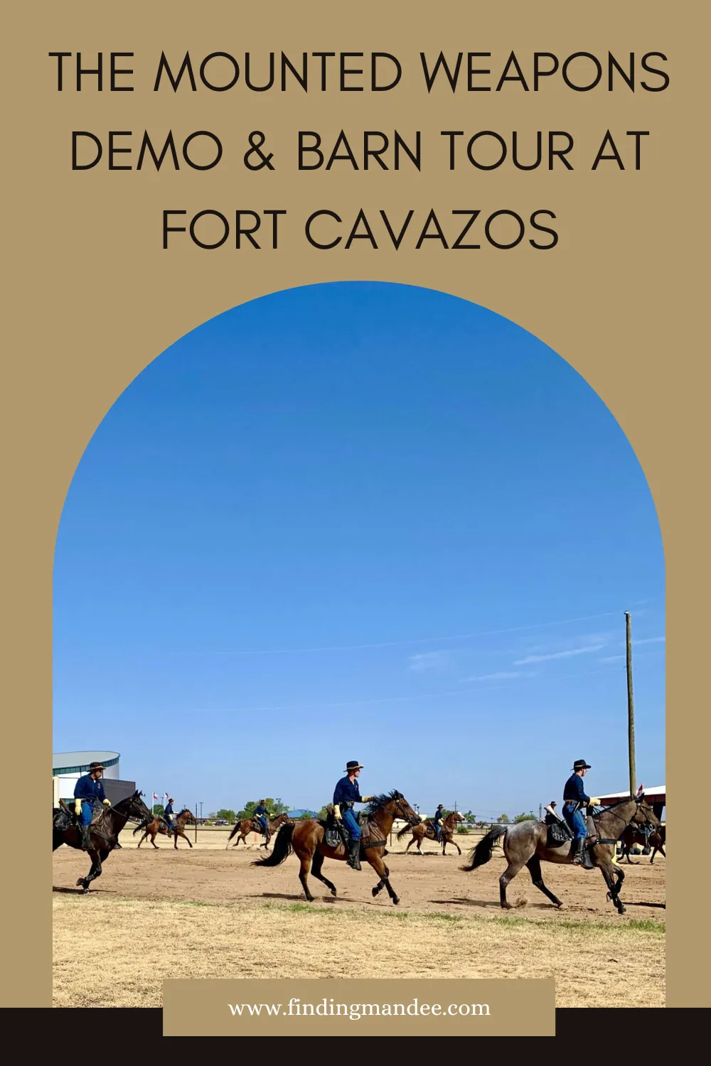 The Mounted Weapons Demonstration and Barn Tour at Fort Cavazos are open to the public! | Finding Mandee