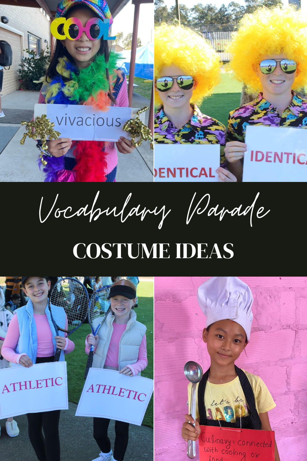 12 Quick and Easy Costume Ideas for the Vocabulary Parade | Finding Mandee