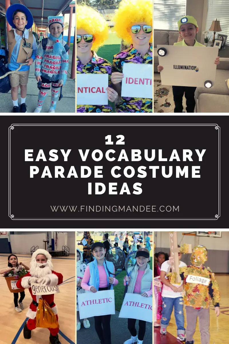 12 Easy Vocabulary Parade Costume Ideas | Finding Mandee