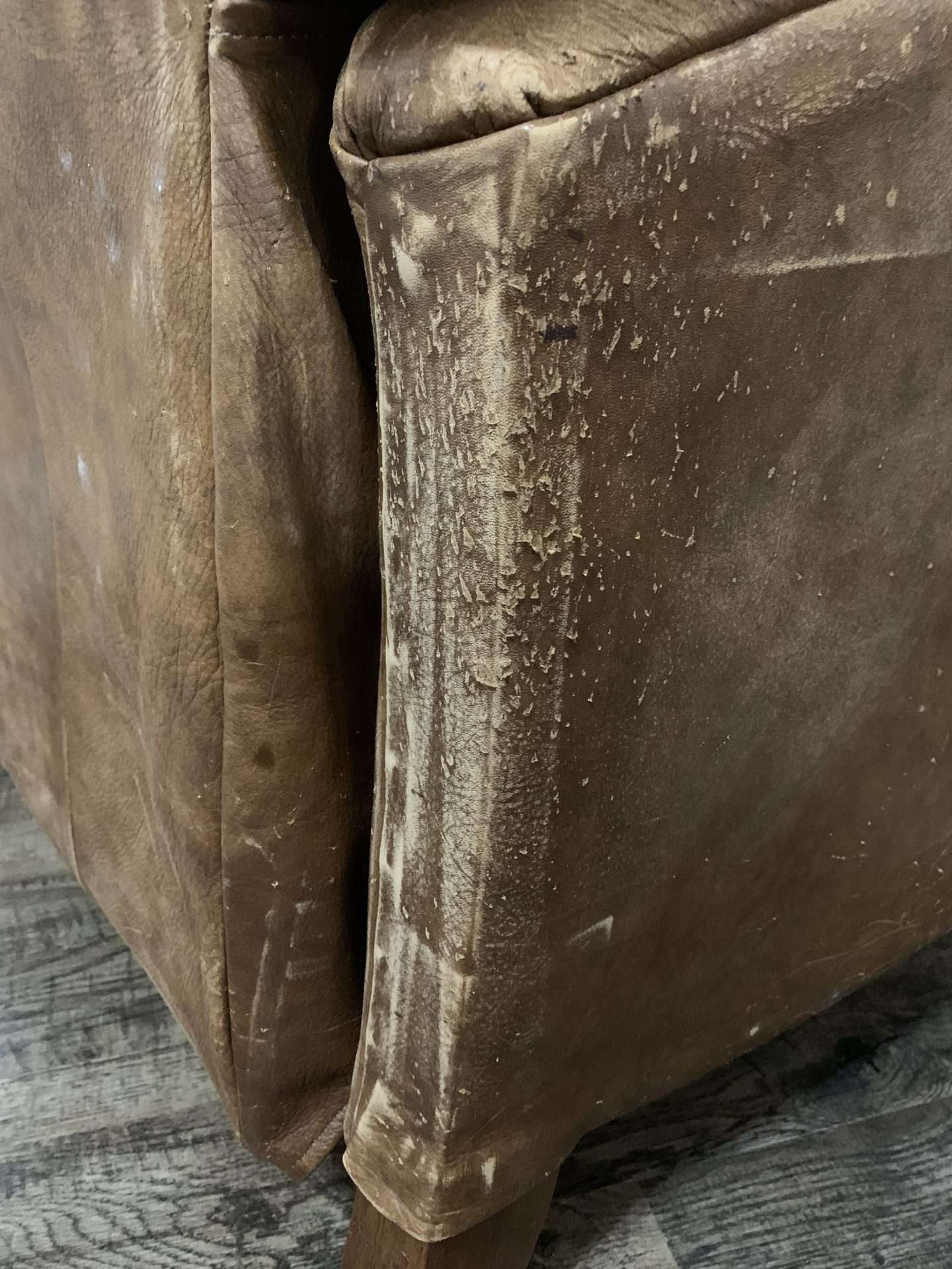 How to repair and dye leather furniture even when it's damaged.