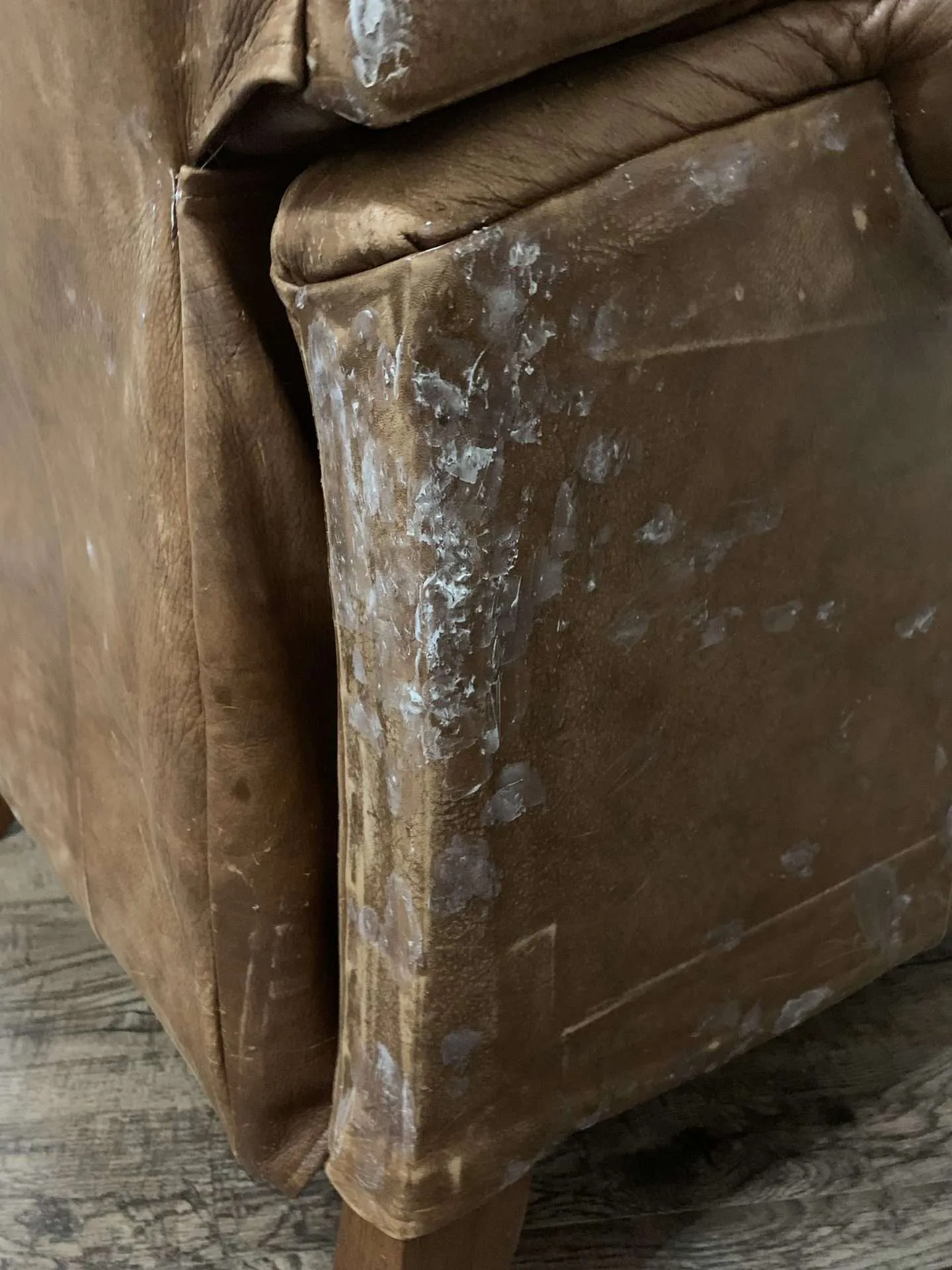 How to repair and dye leather furniture.