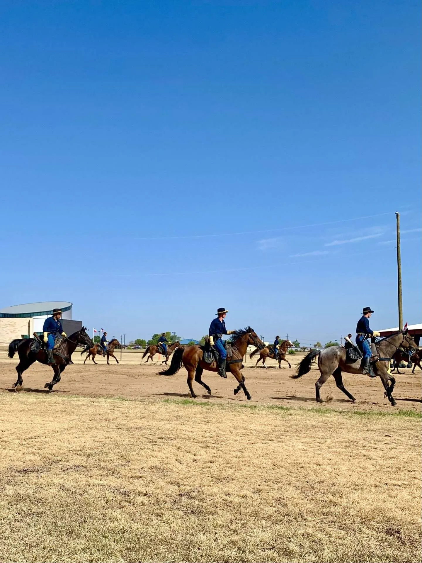 The Mounted Weapons Demonstration at Fort Cavazos, Texas.