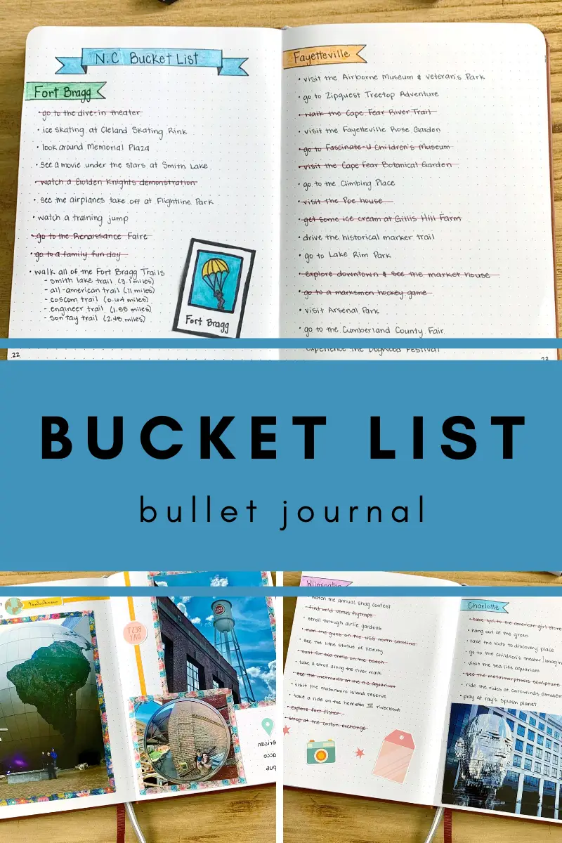 Write Down Your Travel Goals in a Bucket List Bullet Journal | Finding Mandee