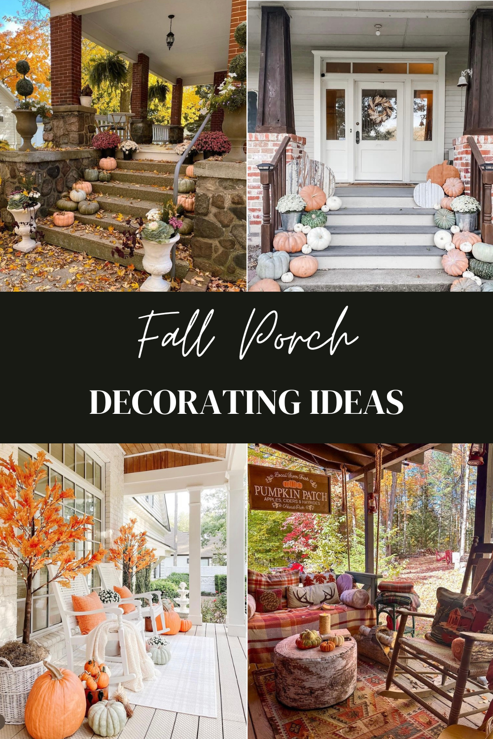 Fall Porch Decorating Ideas | Finding Mandee