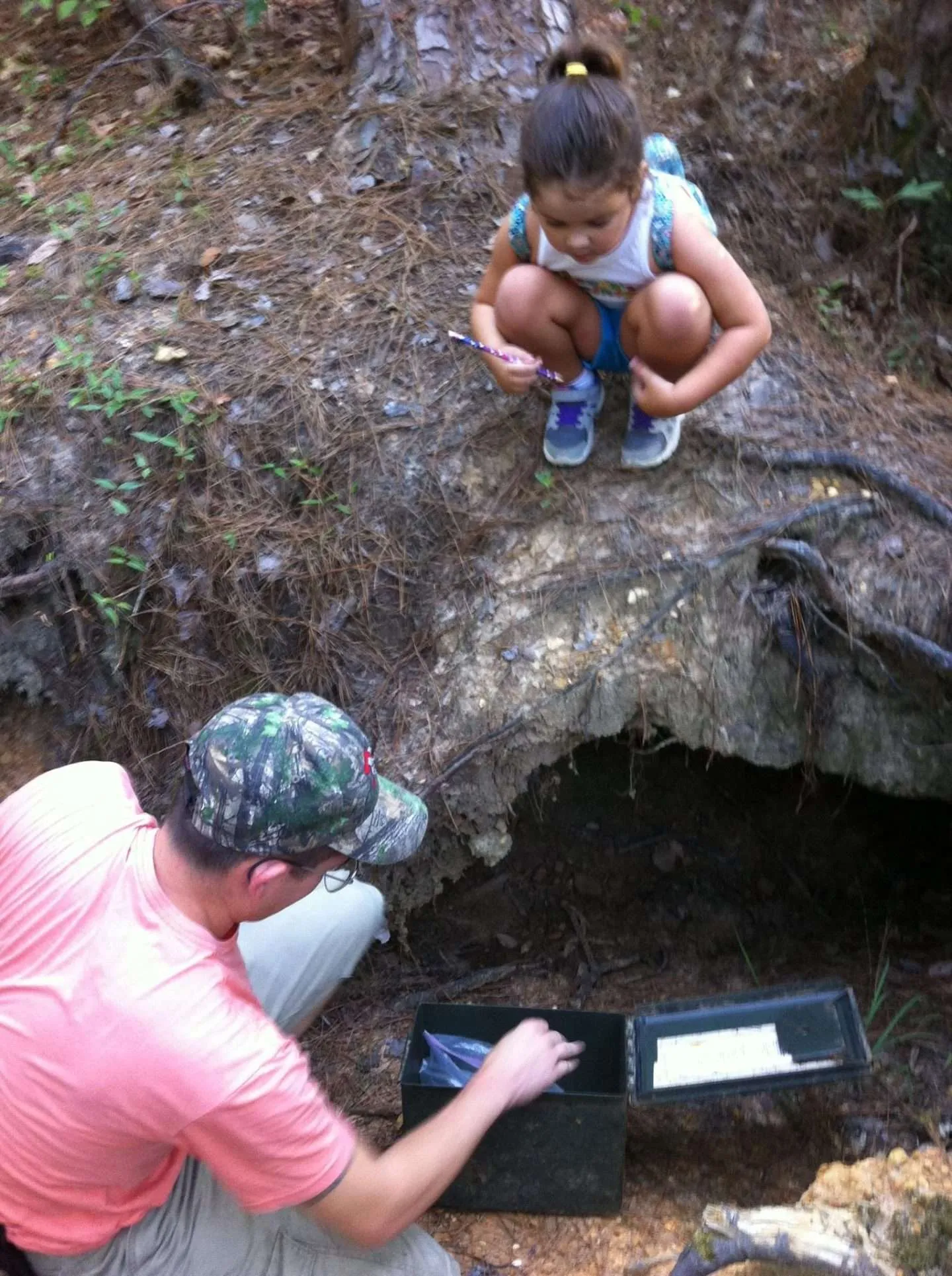 Things to do at Fort Johnson: Go geocaching.