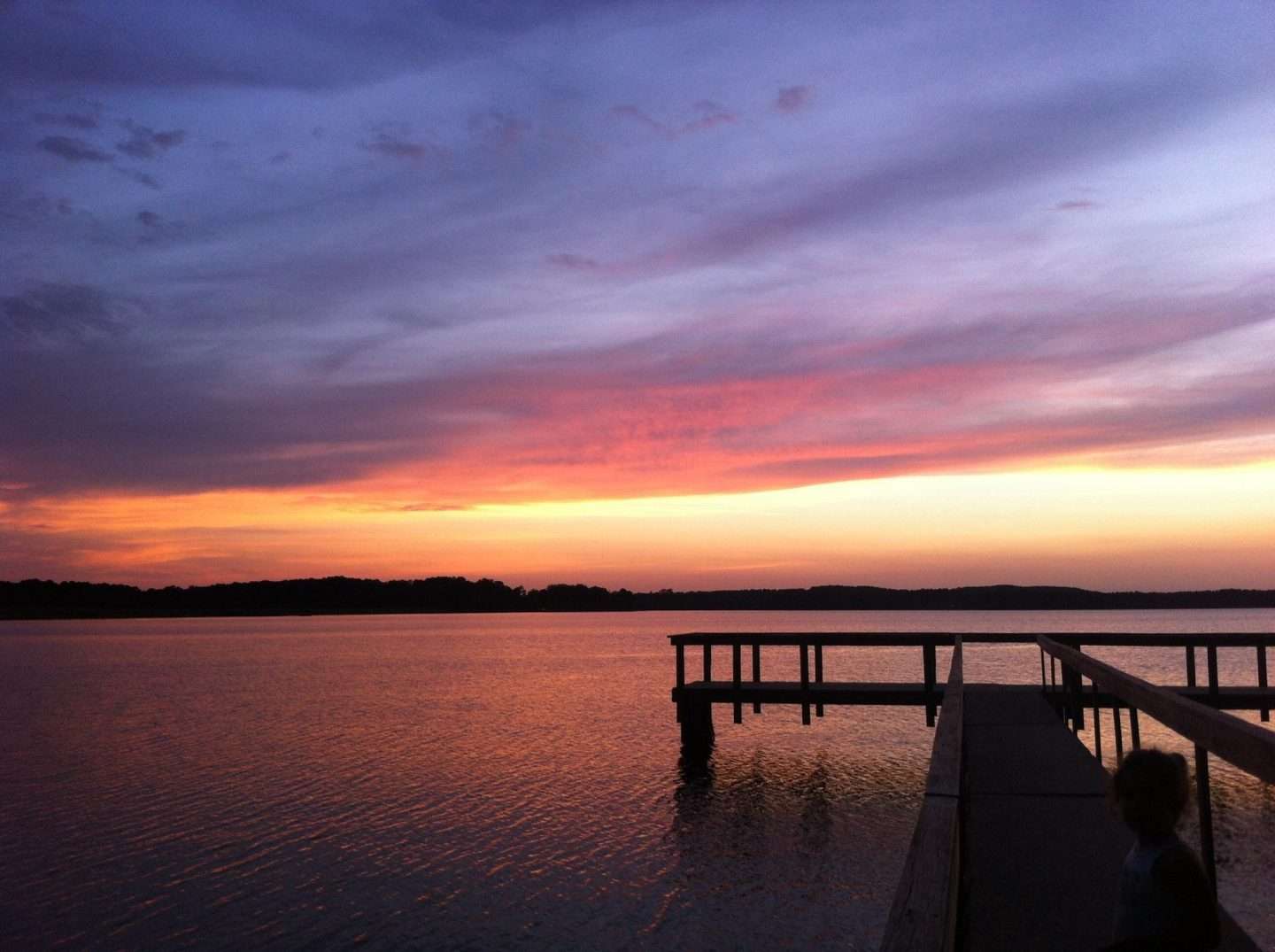 Things to do at Fort Johnson, LA: Watch the sun set at Vernon Lake.