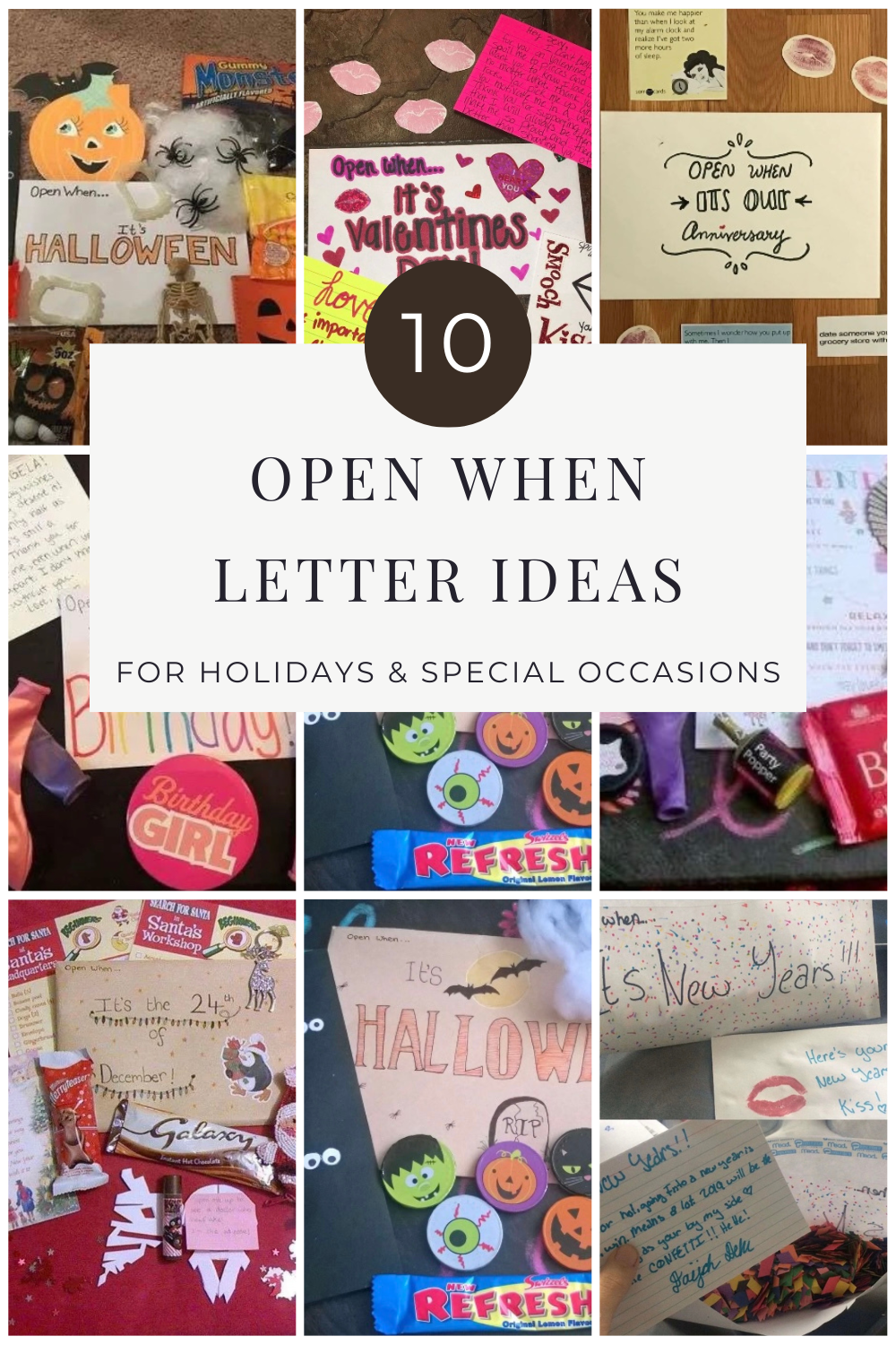 10 Open When Letter Ideas for Holidays and Special Occasions | Finding Mandee