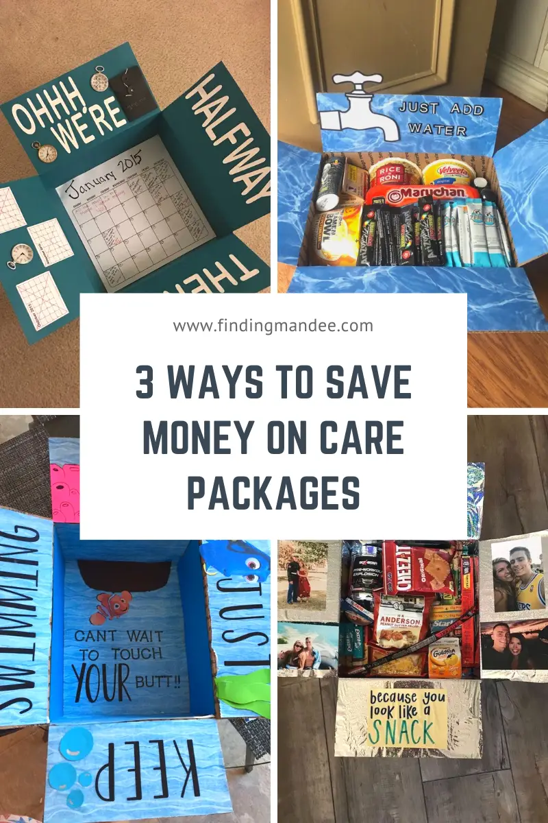 3 Ways to Save Money on Care Packages | Finding Mandee