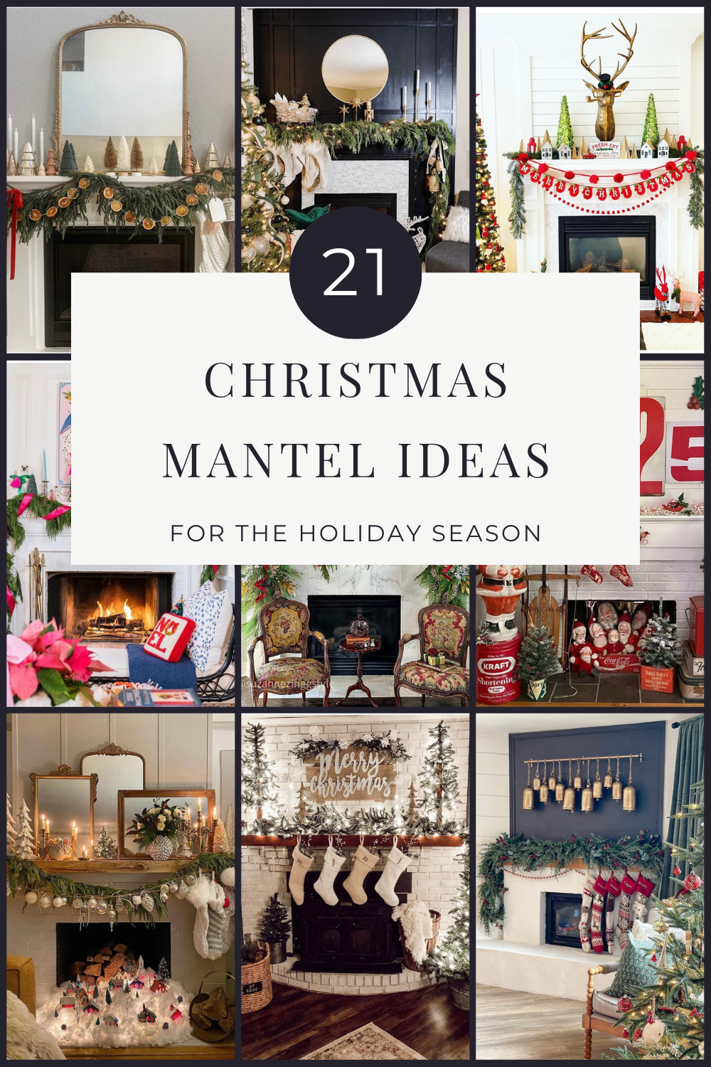 21 Christmas Mantel Decorating Ideas | Finding Mandee