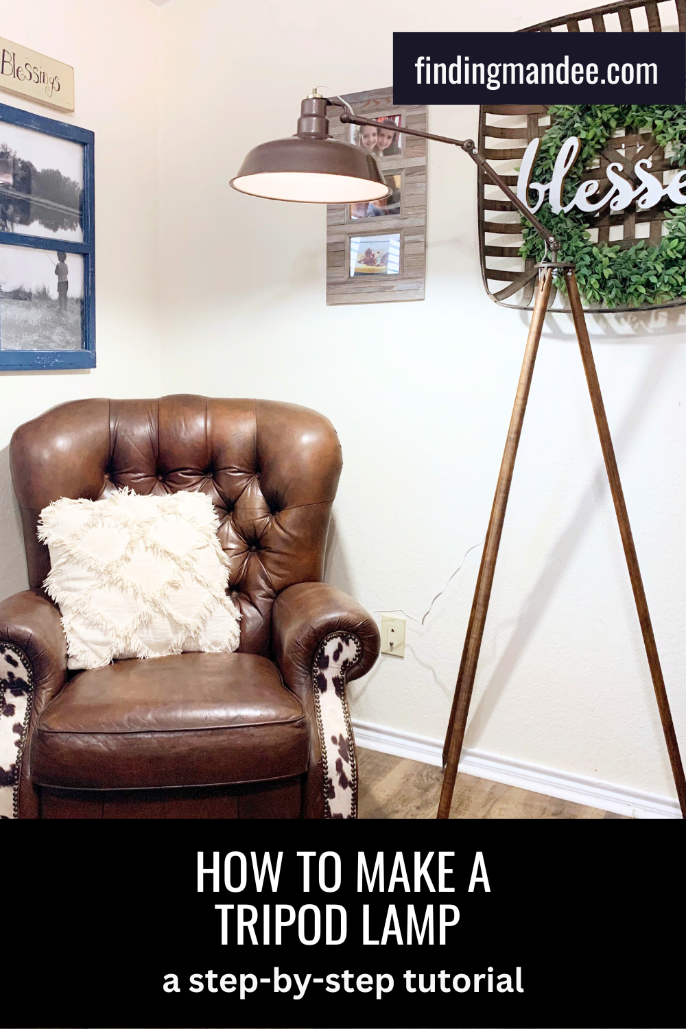 How to Make a Tripod Lamp: a Step-by-Step Tutorial | Finding Mandee