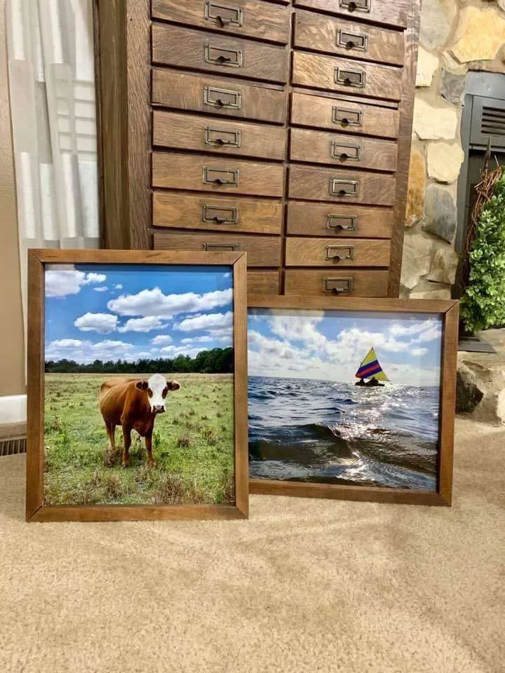 DIY Smallwoods large framed photos 
