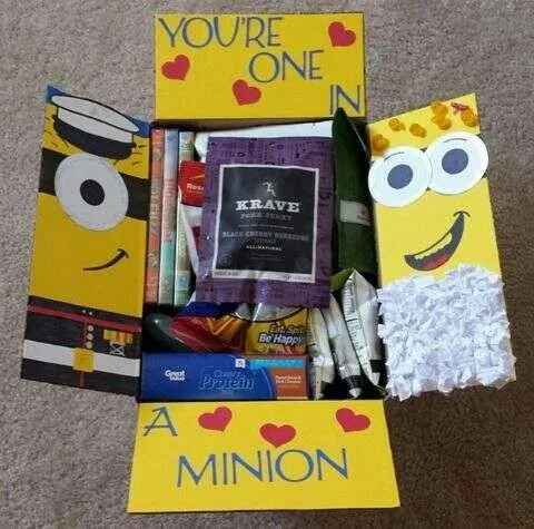Flirty Care Package Ideas: You're One in a Minion