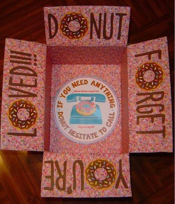 Sweet Care Package Ideas: Donut Forget You are Loved