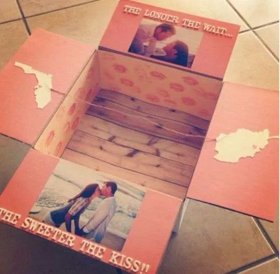 Sweet Care Package Ideas: The Longer the Wait the Sweeter the Kiss