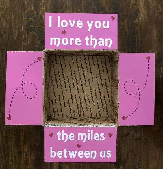 Sweet Care Package Ideas: I Love You More Than the Miles Between Us