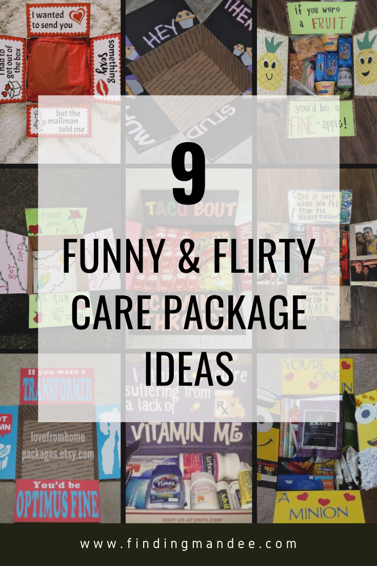 9 Funny and Flirty Care Package Ideas | Finding Mandee