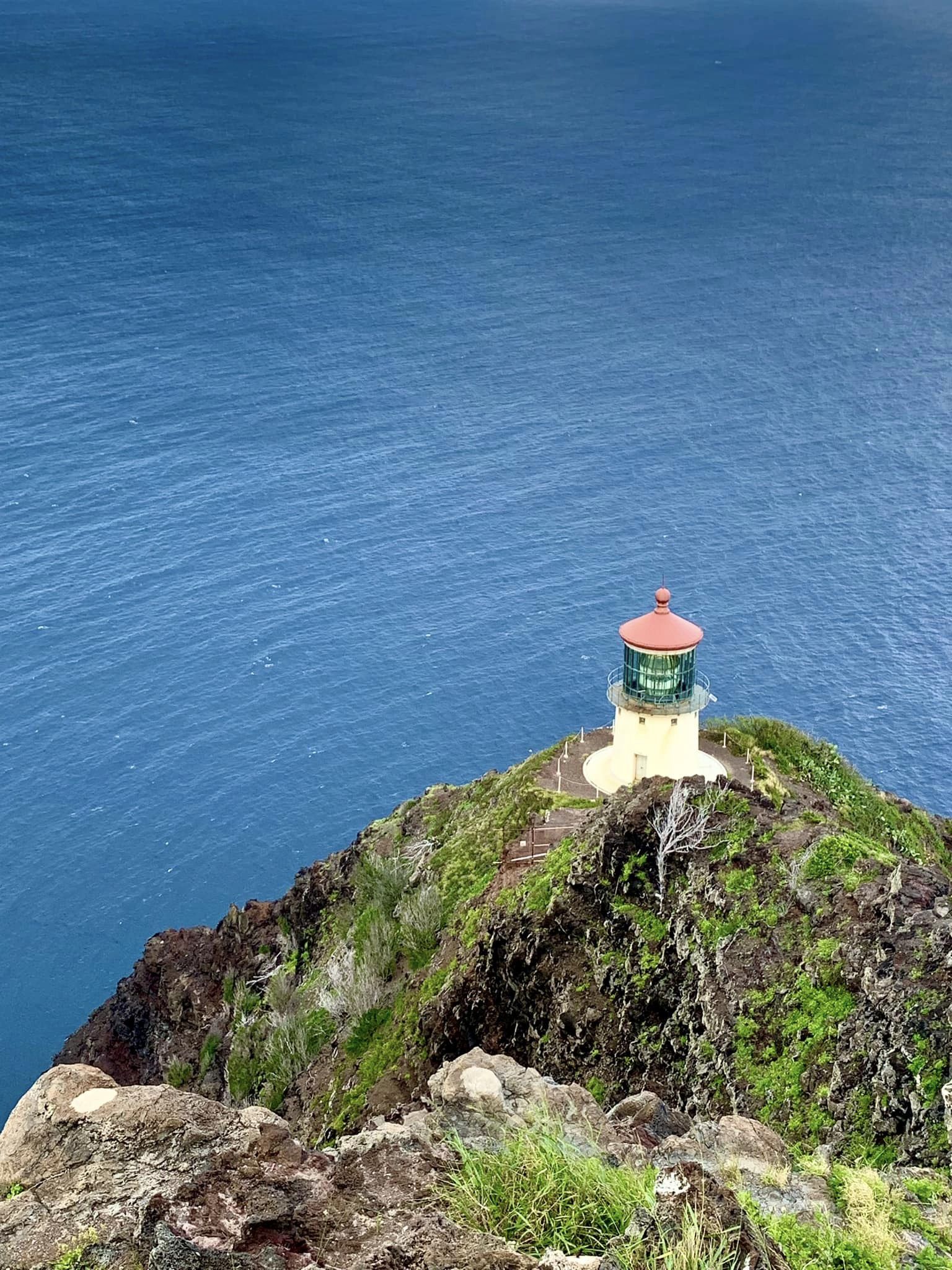 The Makapu'u Point Lighthouse on the island of Oahu, Hawaii.