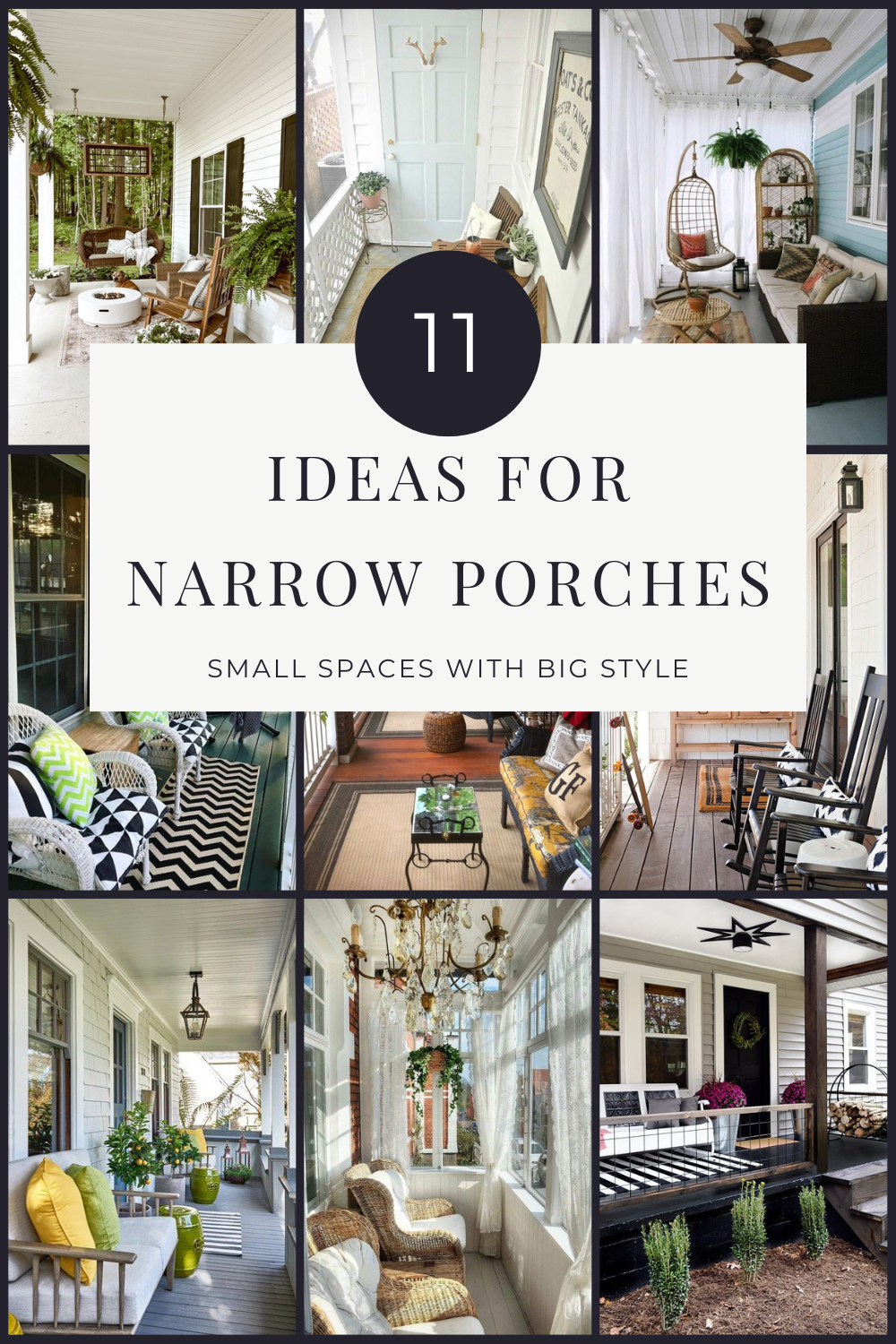 11 Ideas for Narrow Porches | Finding Mandee