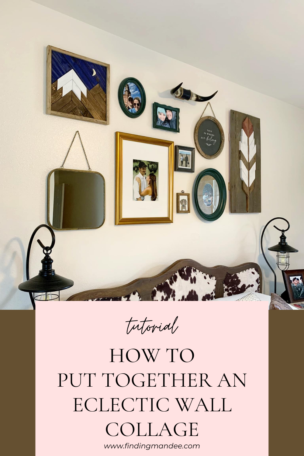 How to Put Together an Eclectic Wall Collage | Finding Mandee