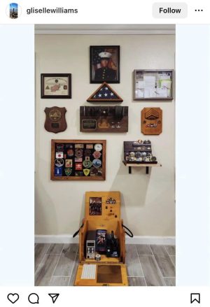 Military Gallery Wall: Love Letters