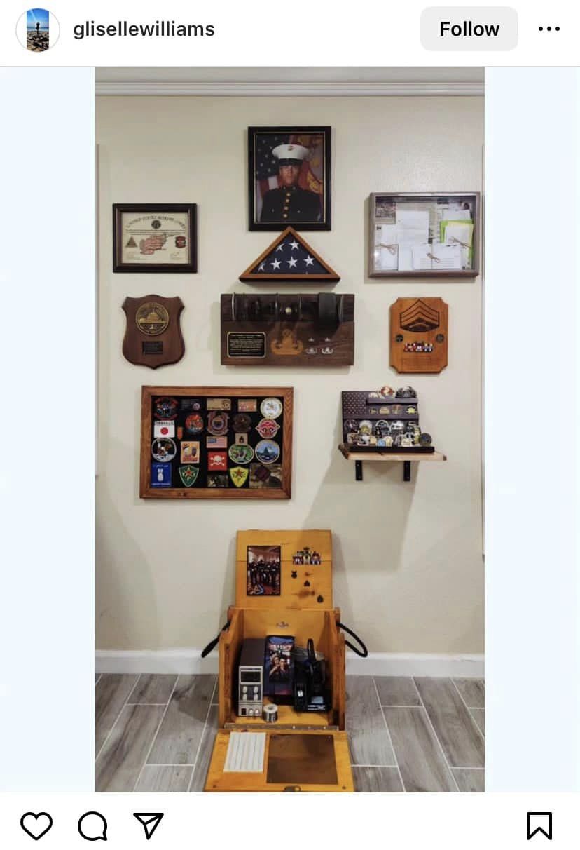 Military Gallery Wall: Love Letters