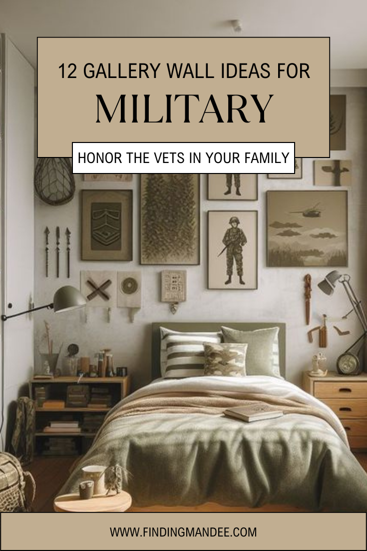 12 Gallery Wall Ideas for Military to Honor the Vets in Your Family | Finding Mandee