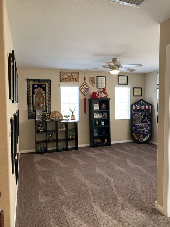 Military Gallery Wall: a whole room of military memorabilia