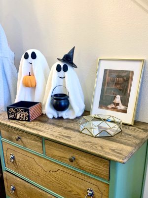 How to make Sherpa Ghosts: A DIY Halloween Decoration