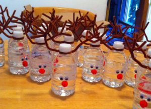 Easy Christmas Treats: Reindeer Water Bottles
