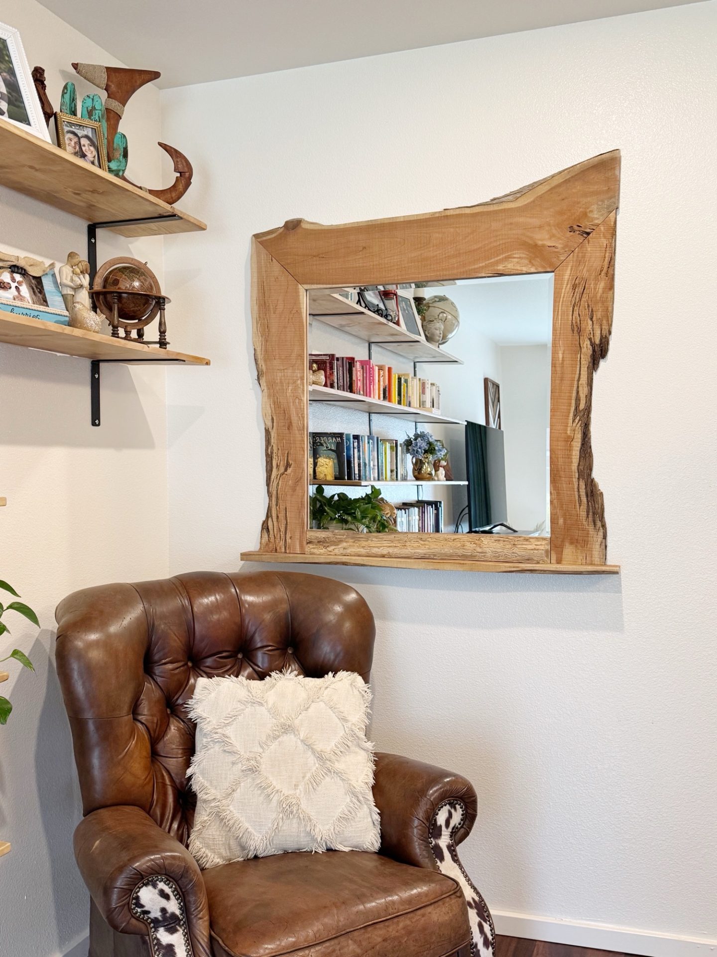 What I Thrifted vs How I Styled It: Dresser mirror