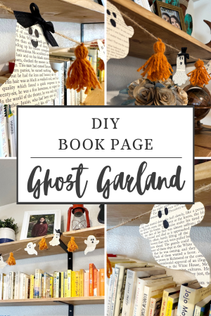 Spooky & Cute Book Page Garland Tutorial