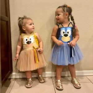 Sister Halloween Costumes: Bluey and Bingo