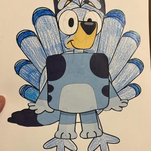 Disguise a Turkey Project: Bluey