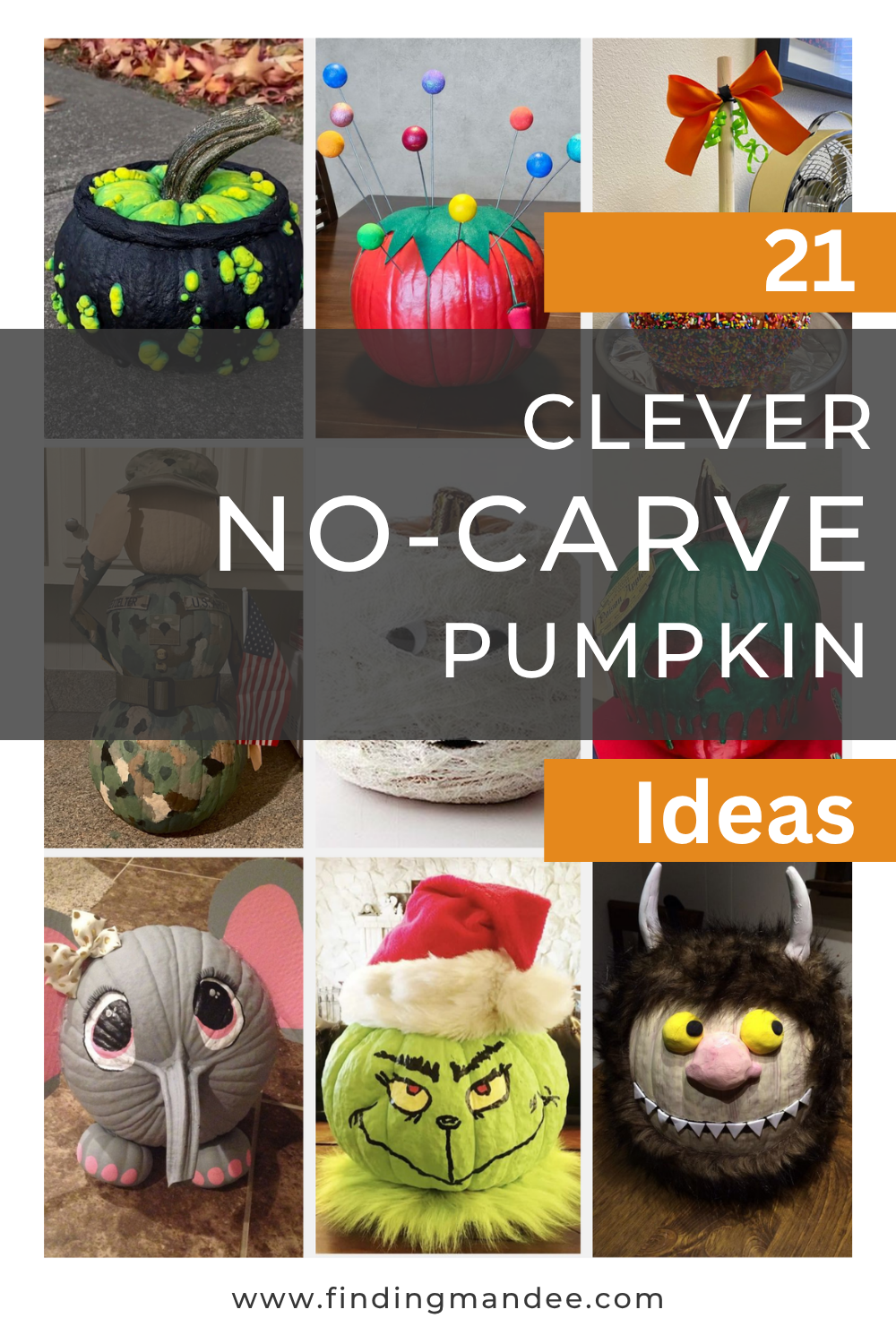 21 Clever No Carve Pumpkin Ideas