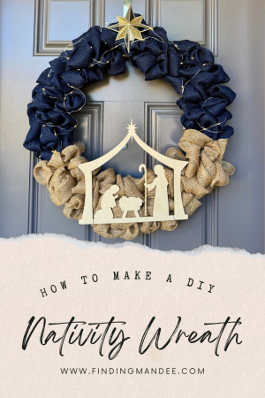How to Make a DIY Nativity Wreath for Christmas