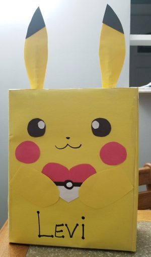 Pokemon Valentine Box Ideas: Pikachu