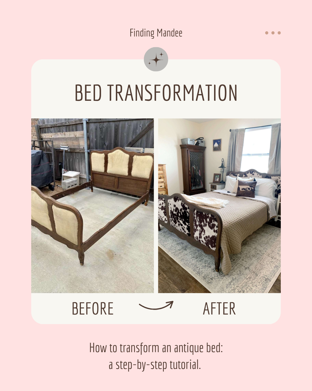 Antique Bed Transformation: Before and After Pictures